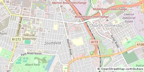 Map of Middlesbrough