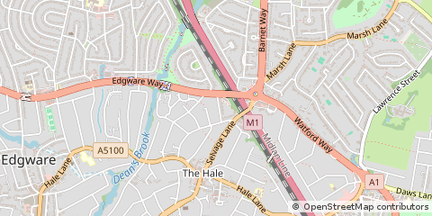 Map of Edgware