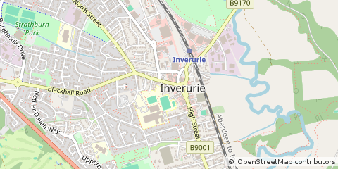 Map of Inverurie