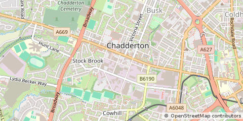 Map of Oldham