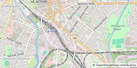 Map of Cumbria