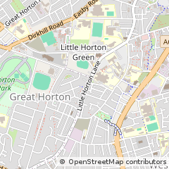 Map of Bradford, West Yorkshire