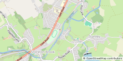 Map of Endon, Staffordshire