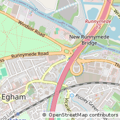 Map of Egham