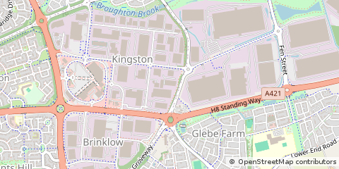Map of Milton Keynes