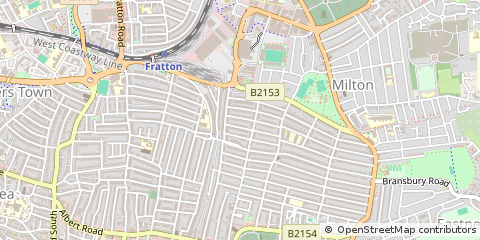 Map of Southsea, Hampshire