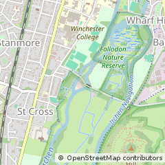 Map of Winchester, Hampshire