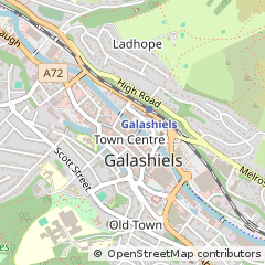Map of Galashiels