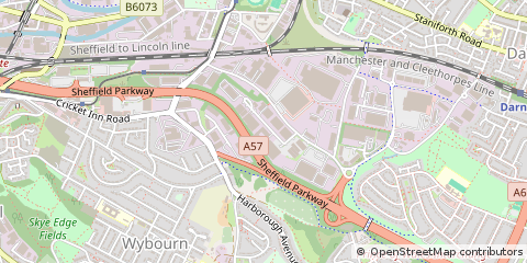 Map of Sheffield