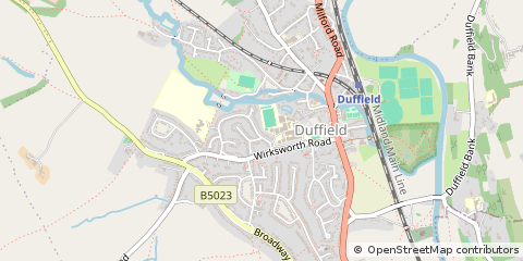 Map of Belper