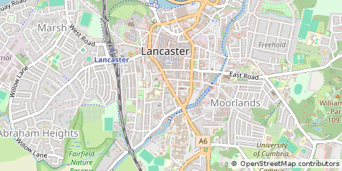 Map of Lancashire