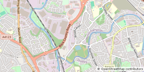 Map of Bilston, West Midlands