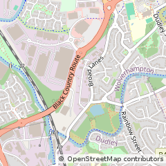 Map of Bilston, West Midlands