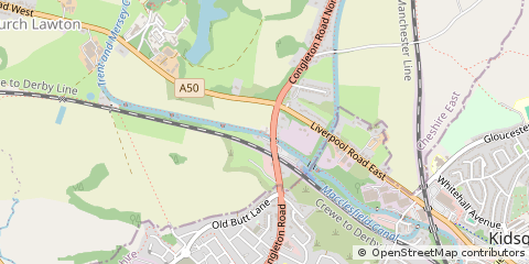 Map of Stoke-on-Trent