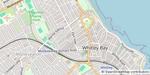 Map of Whitley BAY