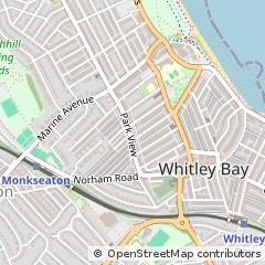 Map of Whitley BAY