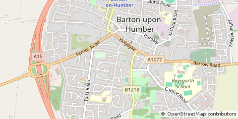 Map of Barton-Upon-Humber