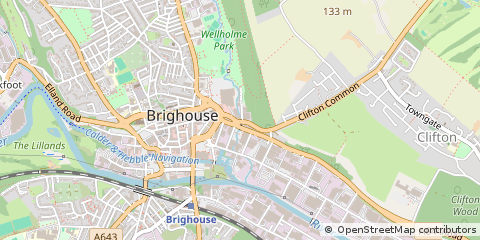 Map of Brighouse