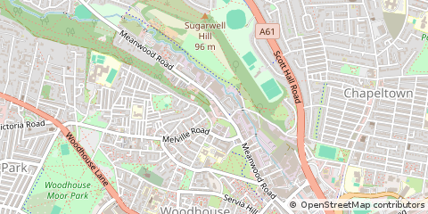 Map of Leeds