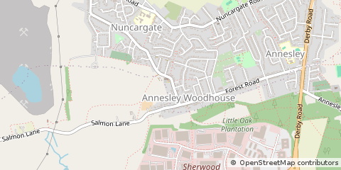 Map of Nottingham