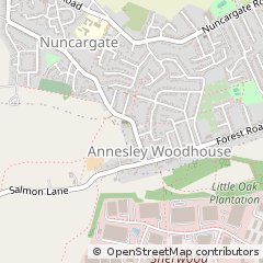 Map of Nottingham
