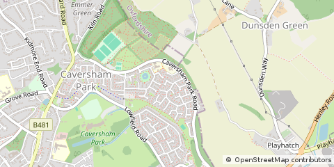 Map of Reading