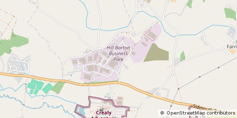 Map of Exeter, Devon