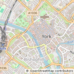 Map of York, North Yorkshire
