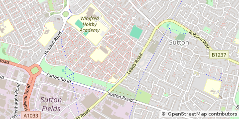 Map of Hull, North Humberside