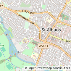 Map of ST. Albans, Hertfordshire