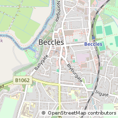 Map of Beccles, Suffolk