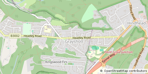 Map of Hindhead