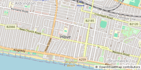 Map of Hove