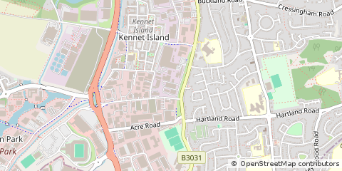 Map of Reading, Berkshire