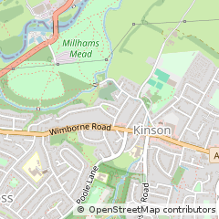Map of Bournemouth, Dorset