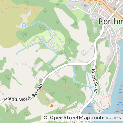 Map of Porthmadog, Gwynedd