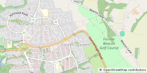 Map of Skelmersdale, Lancashire