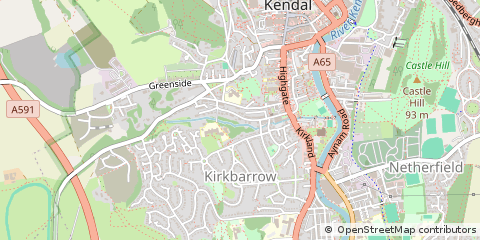 Map of Lynn Garth Gillingate, Kendal