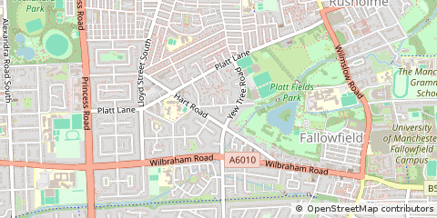 Map of Manchester