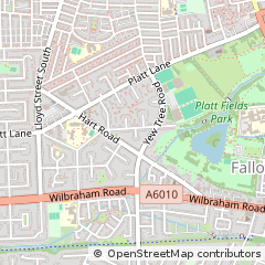 Map of Manchester