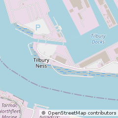 Map of Tilbury Docks, Essex
