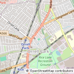 Map of Liverpool, Merseyside