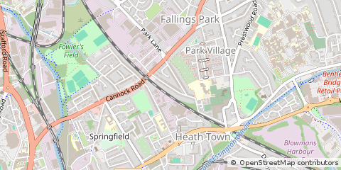 Map of Wolverhampton
