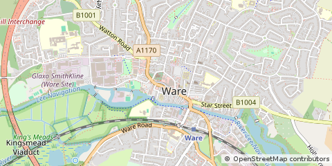 Map of Ware