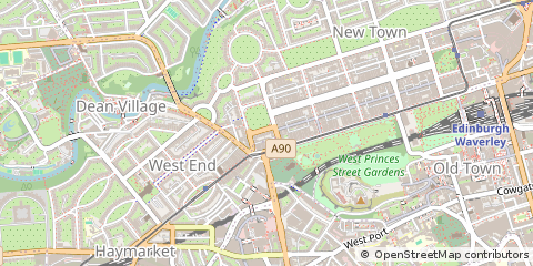 Map of Edinburgh, Midlothian