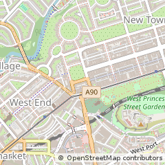 Map of Edinburgh, Midlothian