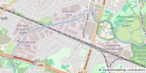 Map of Greenford, London