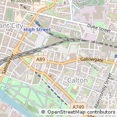 Map of Glasgow