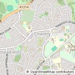 Map of Ipswich, Suffolk