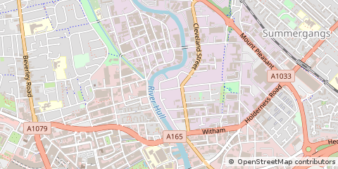 Map of East Yorkshire